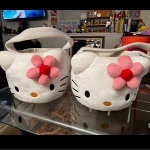 Hello Kitty Plush Basket